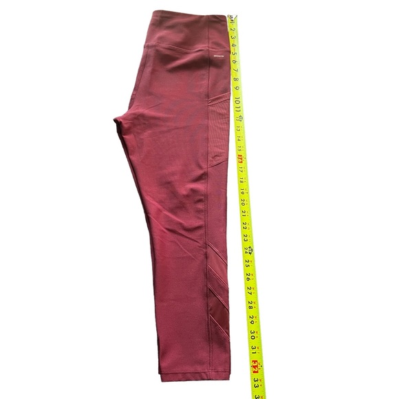 Mondetta High Waisted Red Capri Leggings Size M - Picture 4 of 5